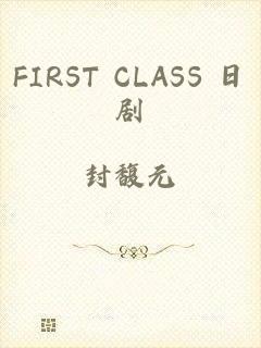 FIRST CLASS 日剧